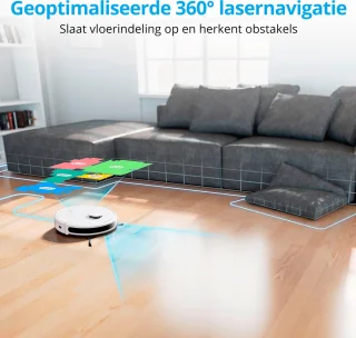MEDION X20 SW+ robotstofzuiger met zuigstation en dweilfunctie