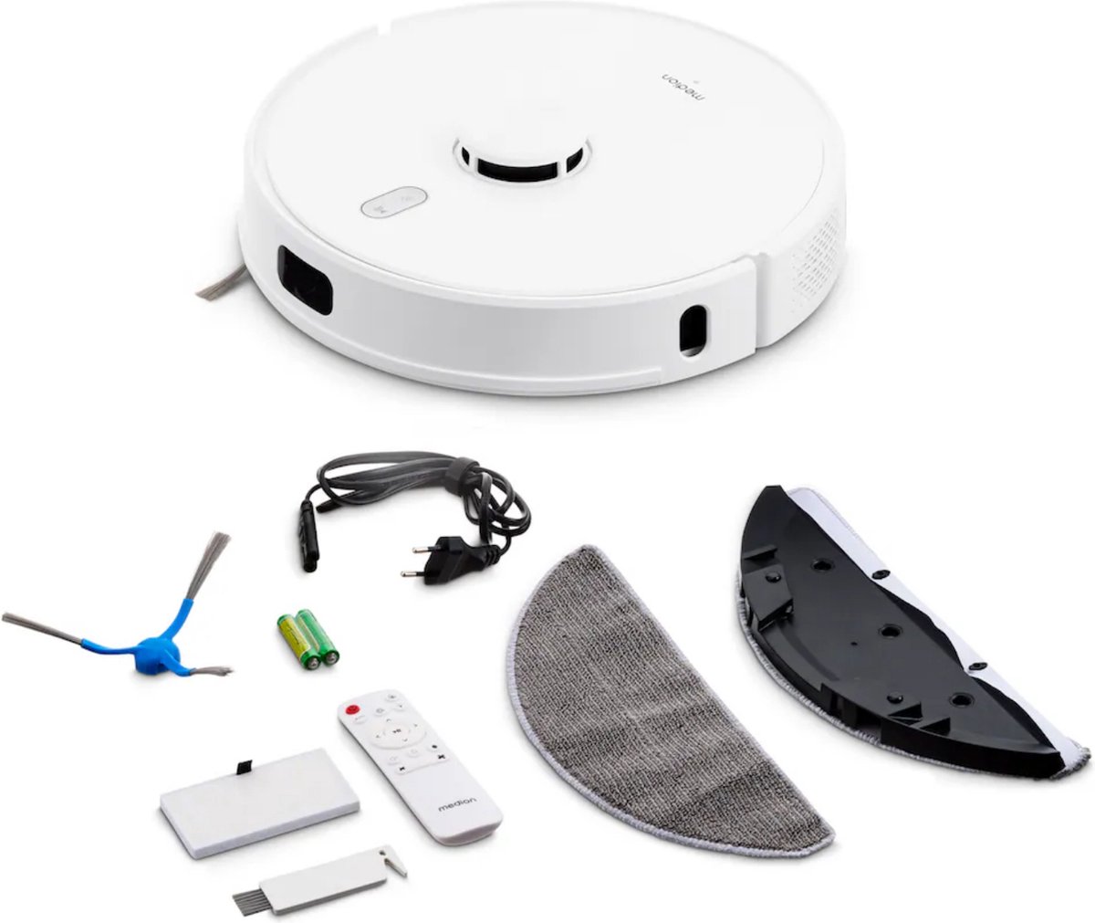 MEDION X41 SW robotstofzuiger met lasernavigatie en wisfunctie