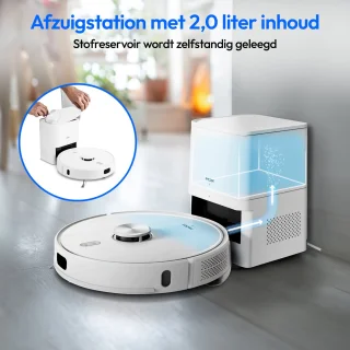 MEDION X41 SW+ robotstofzuiger met zuigstation