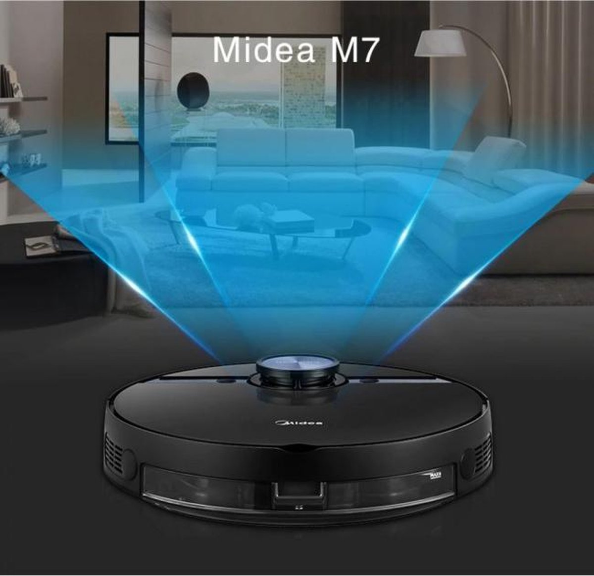 Midea M7 Robotstofzuiger Zwart