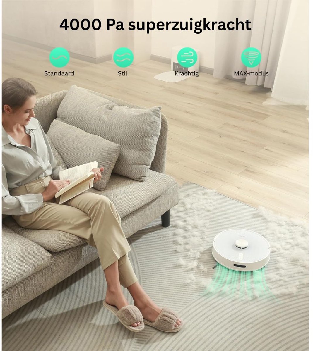 MKSS Robotstofzuiger Huisdieren Draadloos Met Laadstation