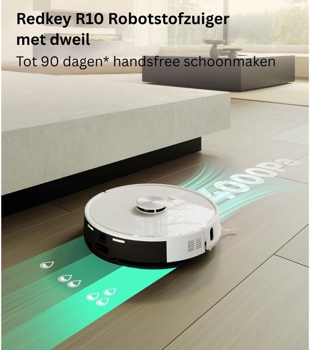 MKSS Robotstofzuiger Huisdieren Draadloos Met Laadstation