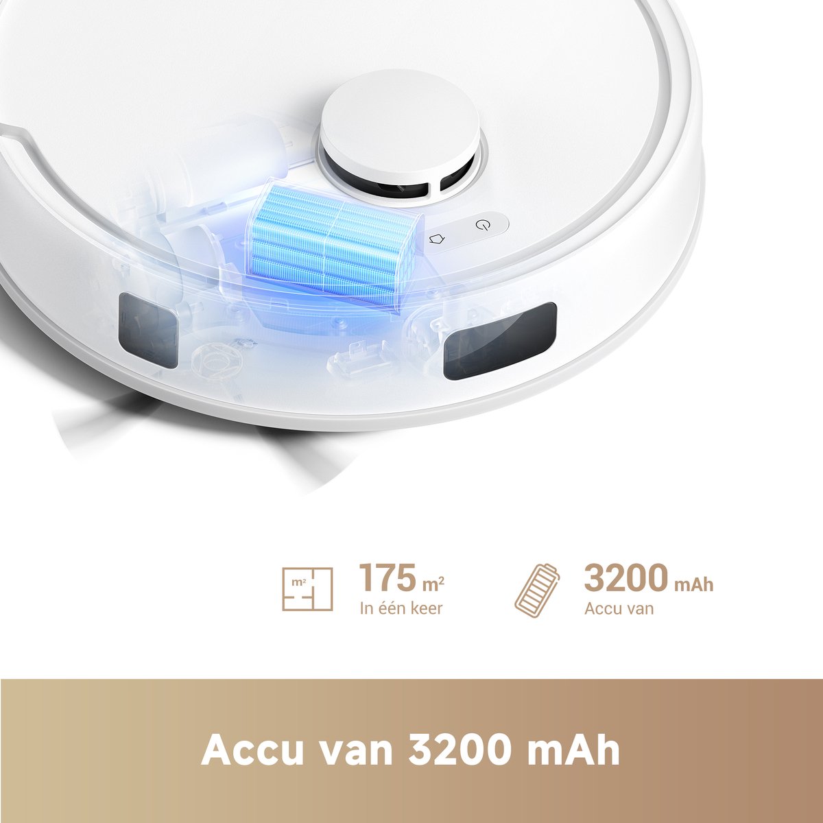 MOVA E20 Robotstofzuiger met dweilfunctie