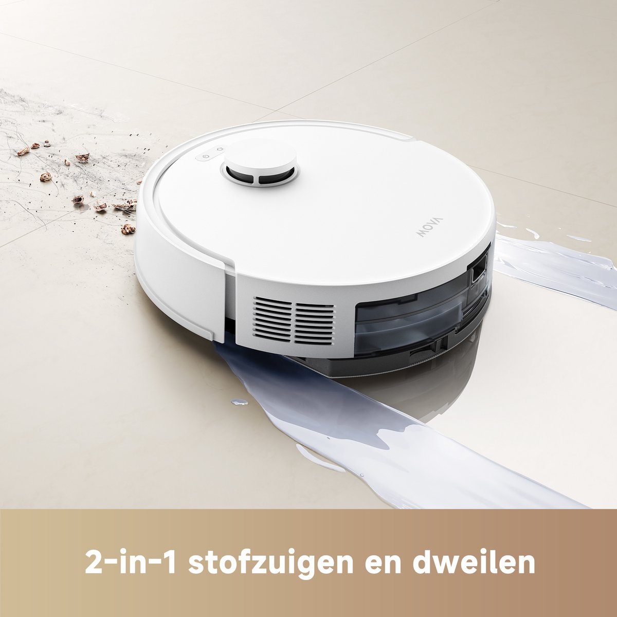 MOVA E20 Robotstofzuiger met dweilfunctie