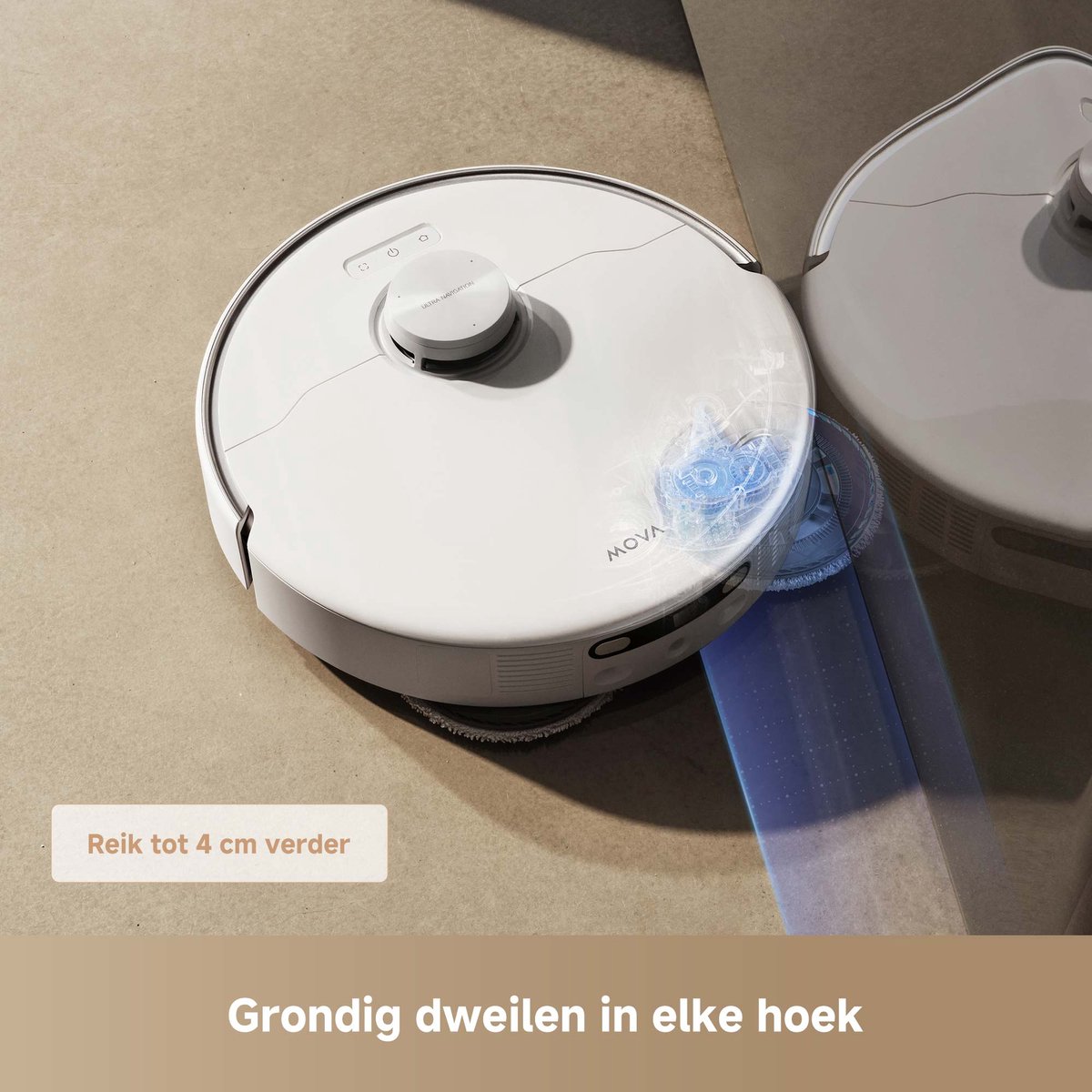 MOVA P50 Pro Ultra Robotstofzuiger met Dweilfunctie
