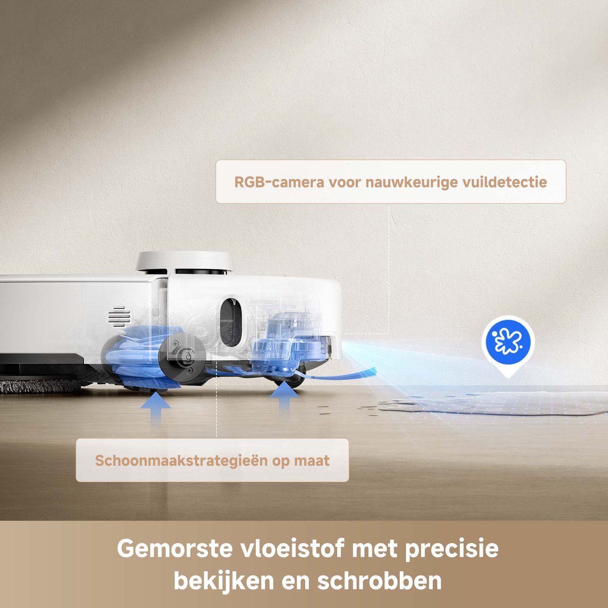 MOVA P50 Pro Ultra Robotstofzuiger met Dweilfunctie