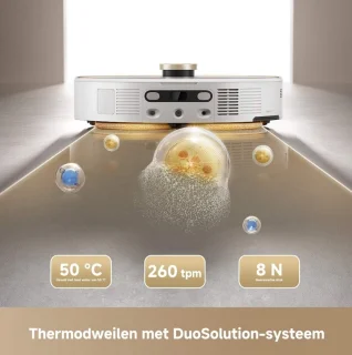 MOVA V50 Ultra Robotstofzuiger met Zelfreinigend Station Zwart