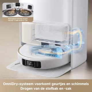 MOVA V50 Ultra Robotstofzuiger met Zelfreinigend Station Zwart