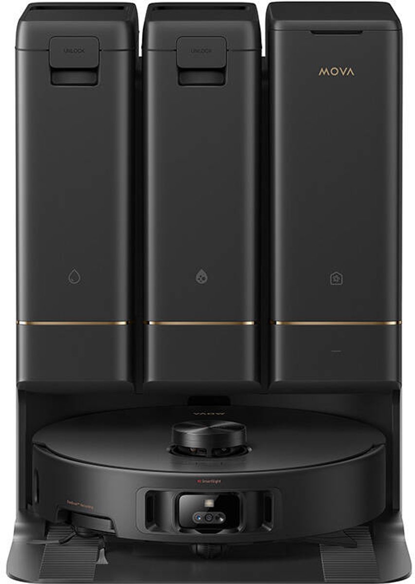 MOVA Z50 Ultra Robotstofzuiger met Dweilfunctie en Reinigingsstation