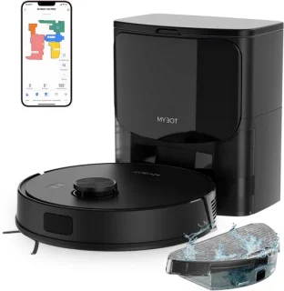 MYBOT X9 PRO Robotstofzuiger Met Dweilfunctie En Leegstation