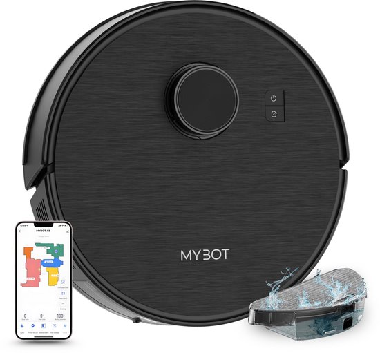 MYBOT X9 Robotstofzuiger Met Dweilfunctie