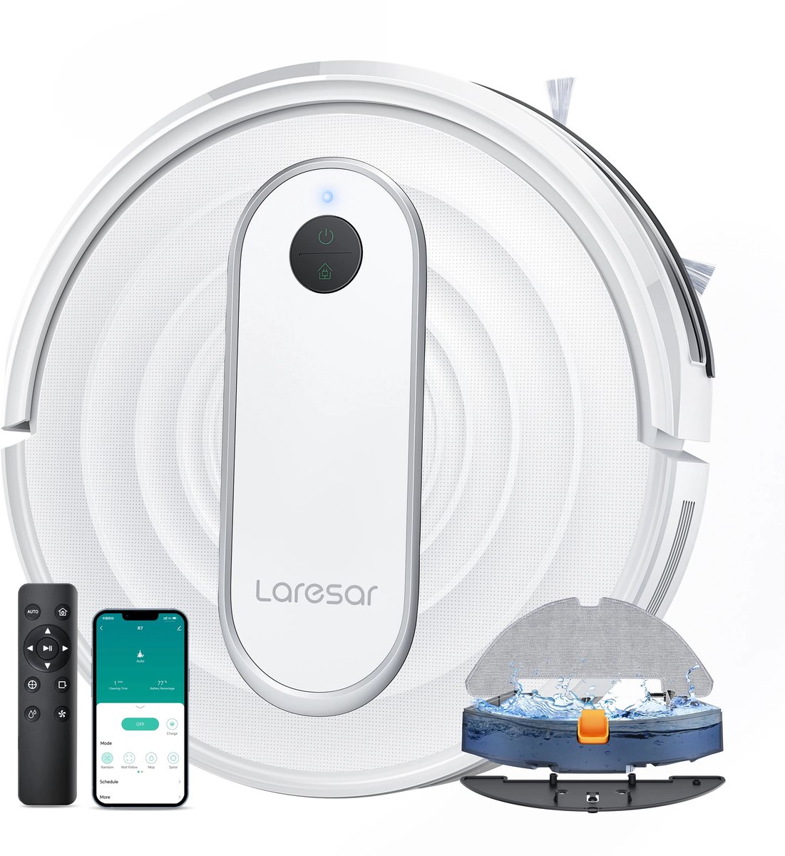 NÁMI Robotstofzuiger 3-in-1 Wit