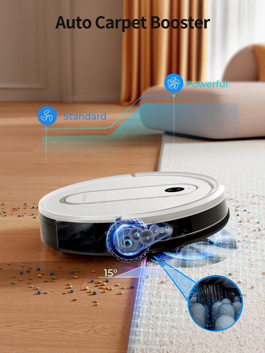 NÁMI Robotstofzuiger 3-in-1 Wit