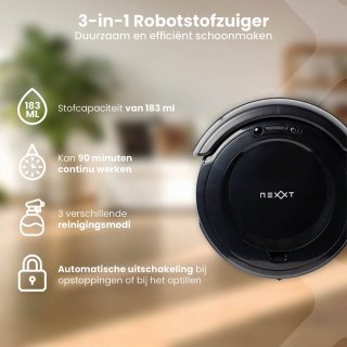 Wat vinden we goed aan de Nexxt Robotstofzuiger met laadstation