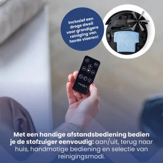 Nexxt Robotstofzuiger met laadstation