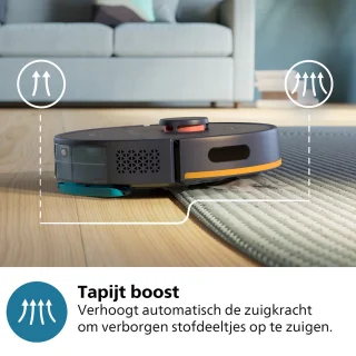 Philips HomeRun 2000 Series XU2100/10 Robotstofzuiger Marineblauw