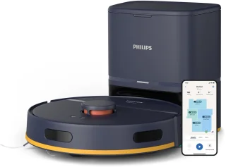 Philips HomeRun 2000 XU2100/15 Robotstofzuiger met Dweilfunctie en Automatisch Leegstation