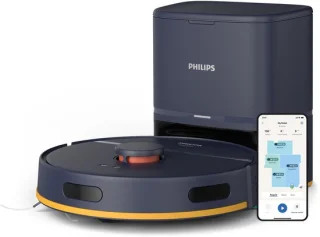 Philips HomeRun 2000 XU2100/15 Robotstofzuiger met Dweilfunctie en Automatisch Leegstation