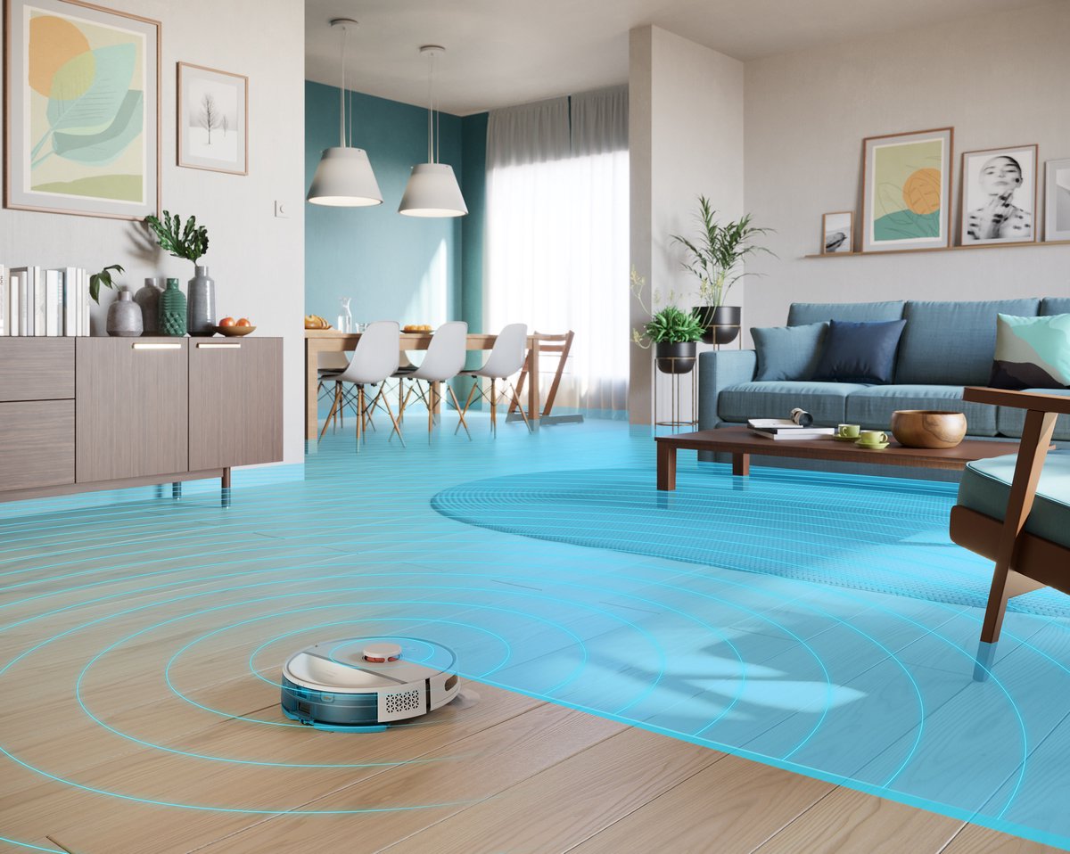 Philips HomeRun Aqua 3000 XU3000/02 Robotstofzuiger Wit Metallic