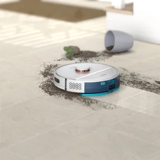 Philips HomeRun Aqua 3000 XU3000/02 Robotstofzuiger Wit Metallic