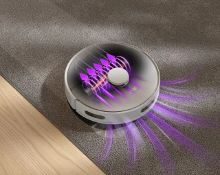Philips HomeRun Aqua 3000 XU3000/02 Robotstofzuiger Wit Metallic