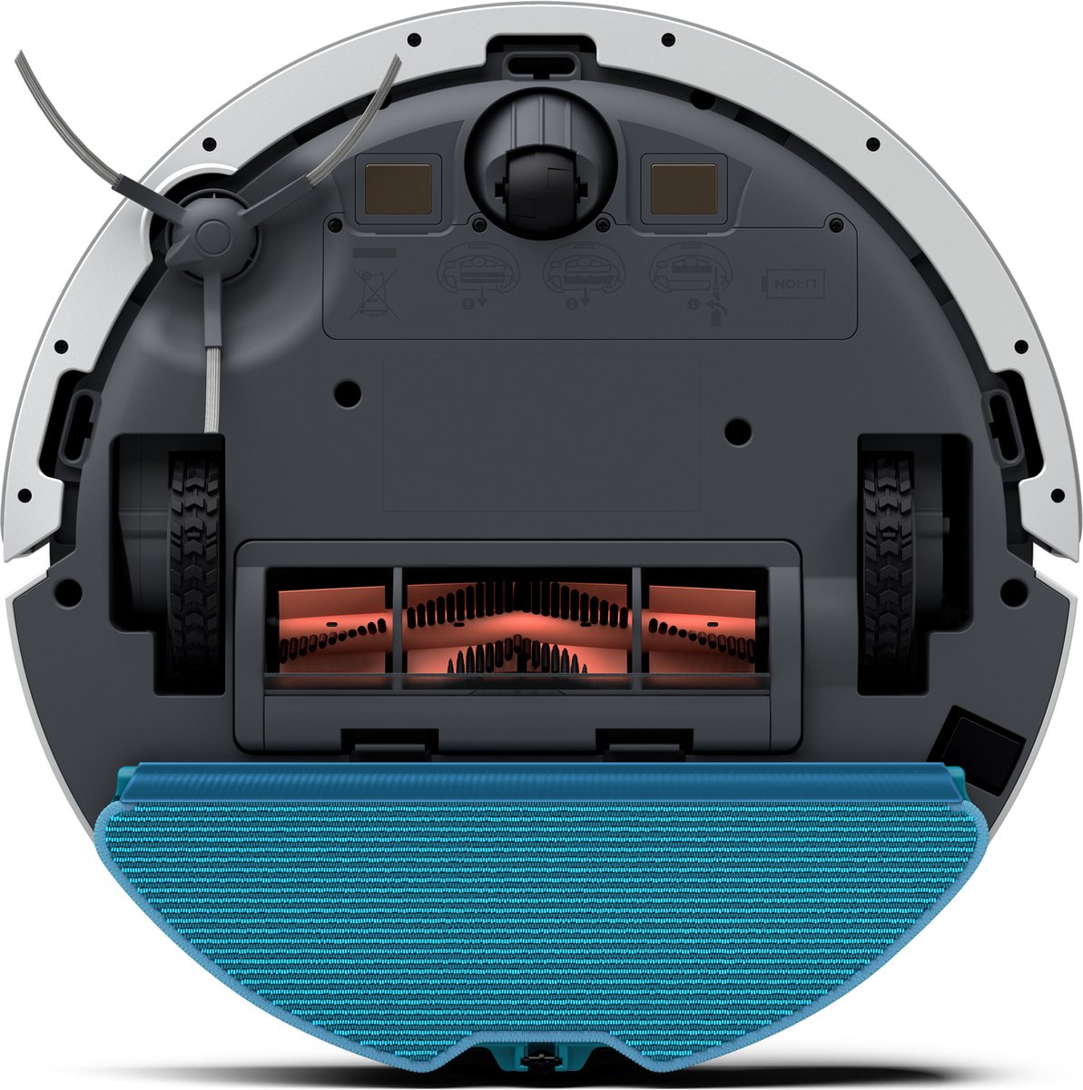 Philips HomeRun Aqua 3000 XU3000/02 Robotstofzuiger Wit Metallic