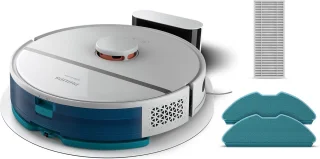 Philips HomeRun Aqua 3000 XU3000/02 Robotstofzuiger Wit Metallic