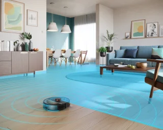 Philips HomeRun Aqua 3000 XU3100/01 Robotstofzuiger Zwart Metallic