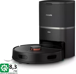 Philips HomeRun Aqua 3000 XU3100/01 Robotstofzuiger Zwart Metallic