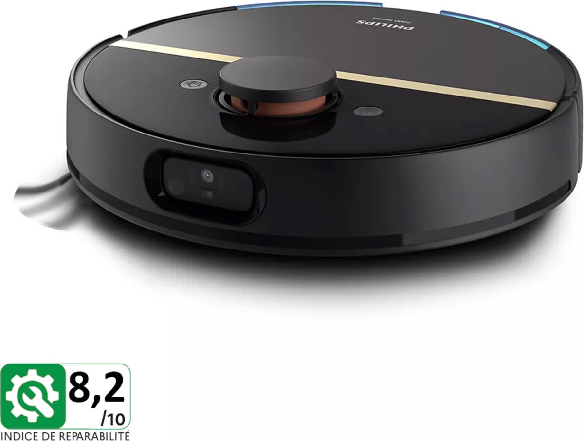 Philips HomeRun Aqua 7000 XU7000/01 Robotstofzuiger Zwart/Goud