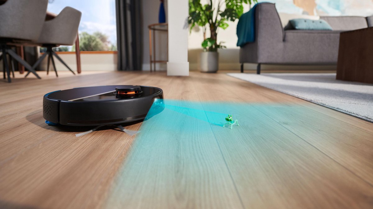 Philips HomeRun Aqua 7000 XU7000/01 Robotstofzuiger Zwart/Goud