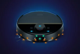 Philips HomeRun Aqua 7000 XU7000/01 Robotstofzuiger Zwart/Goud