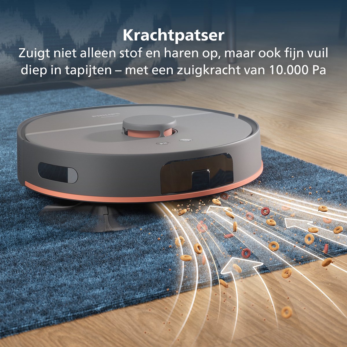 Philips Homerun XU5000/10 Robotstofzuiger met dweilfunctie