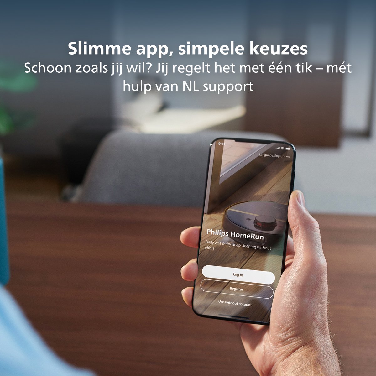 Philips Homerun XU5000/10 Robotstofzuiger met dweilfunctie