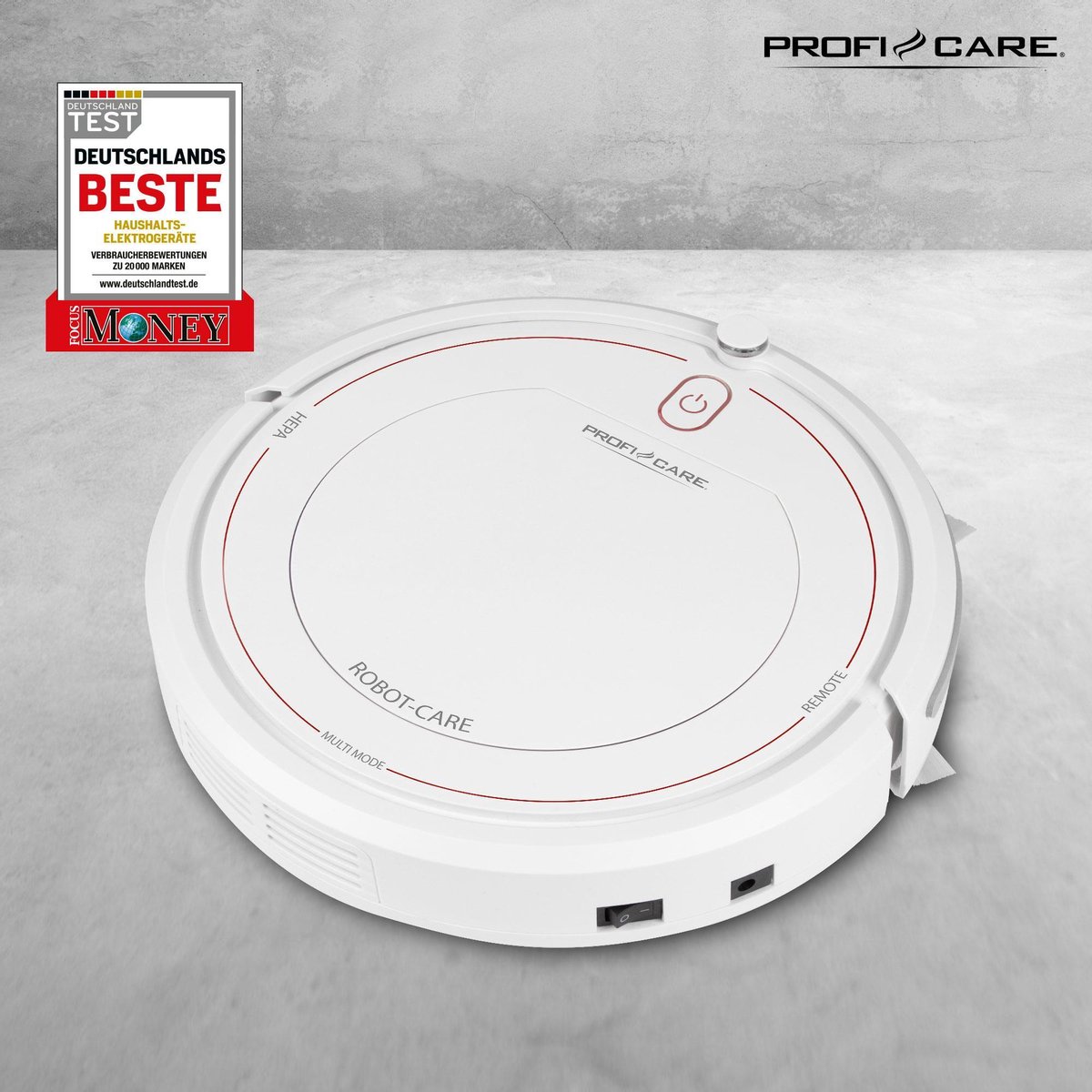 ProfiCare BSR 3042 Robotstofzuiger Wit