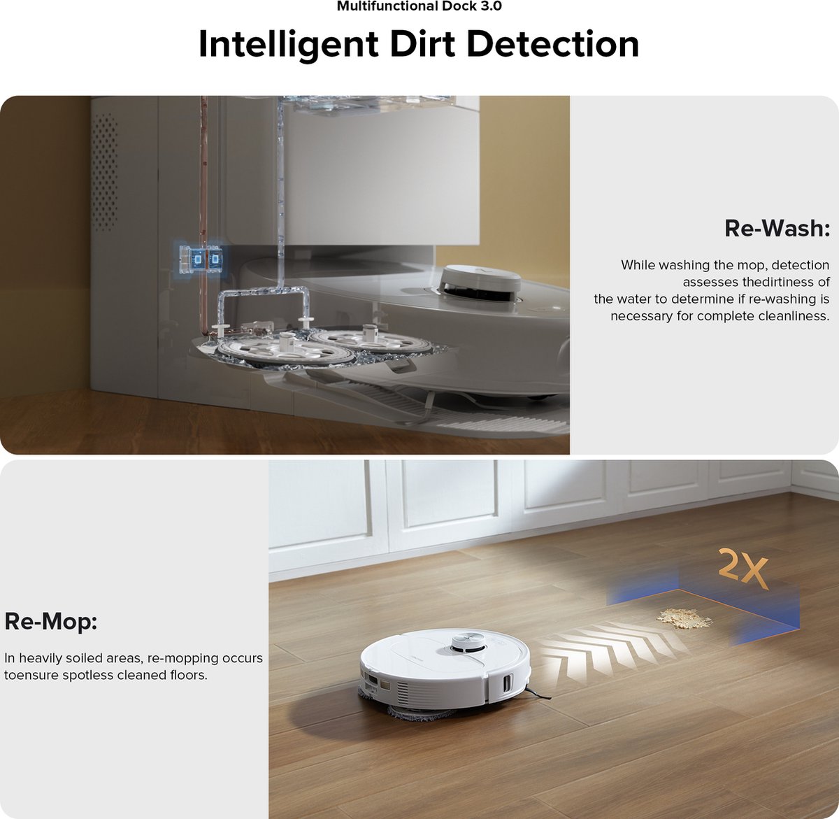Roborock Q Revo Master Robotstofzuiger Wit