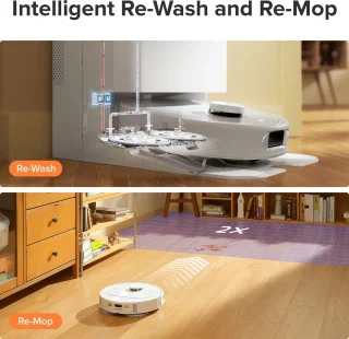 Roborock Q Revo Pro robotstofzuiger - Wit