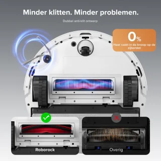 Roborock Q10 S5+ Robotstofzuiger en Dweil - Wit