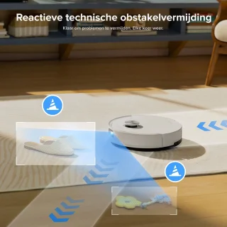 Roborock Q10 S5+ Robotstofzuiger en Dweil - Wit