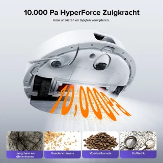 Roborock Q10 S5+ Robotstofzuiger en Dweil Wit