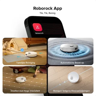 roborock Q10 S5 Robotstofzuiger Wit