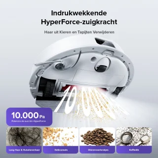 roborock Q10 S5 Robotstofzuiger Wit