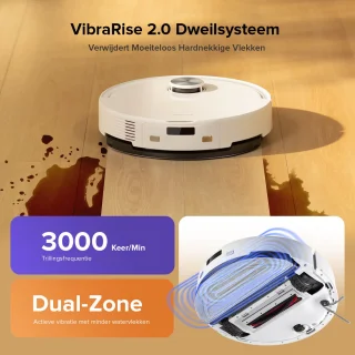 roborock Q10 S5 Robotstofzuiger Wit