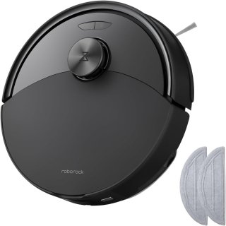 De Roborock Q10 S5 Robotstofzuiger Zwart (2x dweil) in één oogopslag