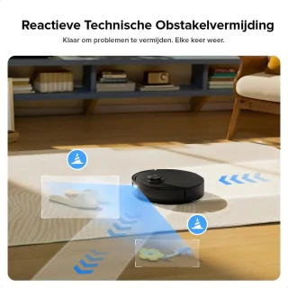 Roborock Q10 S5 Robotstofzuiger Zwart (2x dweil)