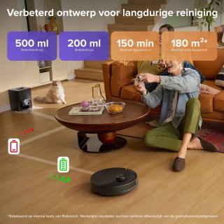 Roborock Q10 S5+ Robotstofzuiger Zwart