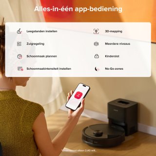 Roborock Q10 S5+ Robotstofzuiger Zwart