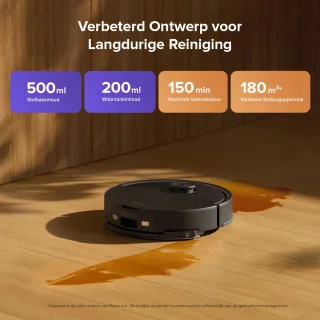 roborock Q10 S5 Robotstofzuiger, zwart