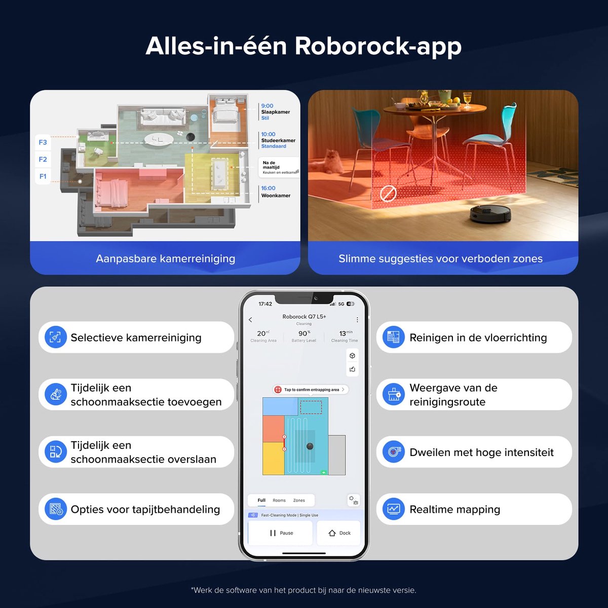 Roborock Q7 BF+ Robotstofzuiger