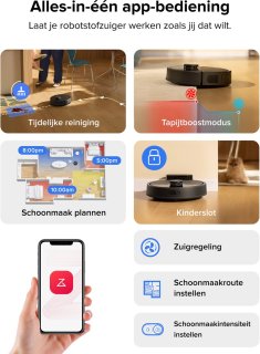 roborock Q7 L5 Robotstofzuiger Zwart